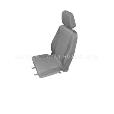 Картинка Сиденье 452 водительское мягкое Майор (3-х точечное крепл) на салазках с ремнем безопасности