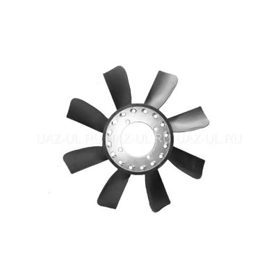 Картинка Вентилятор (без гидромуфты) пластм. 8 лопастей